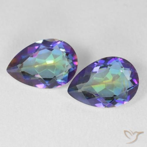 Shop natural 3.40ct Multicolore Quartz mystique gems, En forme de poire, from Brésil at GemSelect. In stock, global shipping!