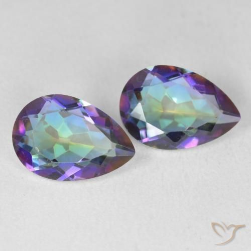 Shop natural 3.44ct Multicolore Quartz mystique gems, En forme de poire, from Brésil at GemSelect. In stock, global shipping!