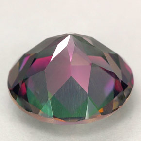 Topaze mystique multicolore naturelle coupe roude, 4,20 ct, VVS