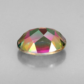 Topaze mystique multicolore naturelle coupe ovale, 1,64 ct, VVS-VS