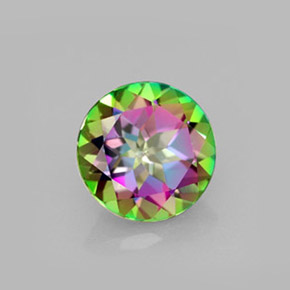 Topaze mystique multicolore naturelle coupe roude, 2,33 ct, VVS