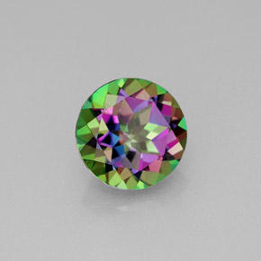 Topaze mystique multicolore naturelle coupe roude, 2,19 ct, VVS