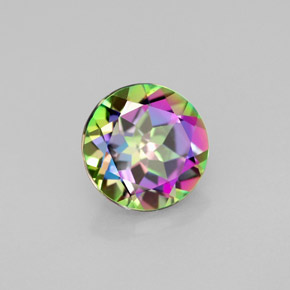 Topaze mystique multicolore naturelle coupe roude, 2,18 ct, VVS
