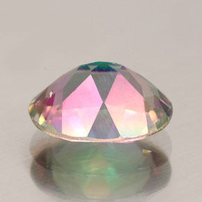 Topaze mystique multicolore naturelle coupe ovale, 2,24 ct, VS