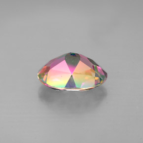 Topaze mystique multicolore naturelle coupe ovale, 2,11 ct, VVS-VS