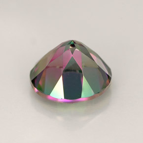 Topaze mystique multicolore naturelle coupe roude, 2,53 ct, VVS-VS