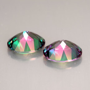 Achetez naturel ct multicolore topaze mystique gems, coupe ovale, en provenance brésil chez gemselect. en stock, livraison internationale!