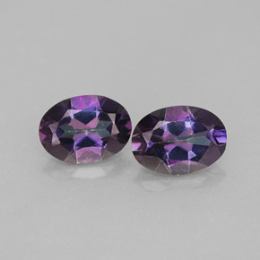 Achetez naturel ct violet topaze mystique gems, coupe ovale, en provenance brésil chez gemselect. en stock, livraison internationale!