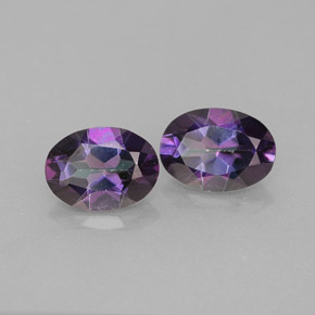Achetez naturel ct violet topaze mystique gems, coupe ovale, en provenance brésil chez gemselect. en stock, livraison internationale!