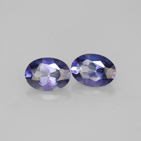 Achetez naturel ct violet topaze mystique gems, coupe ovale, en provenance brésil chez gemselect. en stock, livraison internationale!