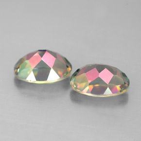 Achetez naturel ct multicolore topaze mystique gems, coupe ovale, en provenance brésil chez gemselect. en stock, livraison internationale!