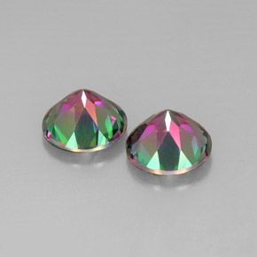 Achetez naturel ct multicolore topaze mystique gems, coupe roude, en provenance brésil chez gemselect. en stock, livraison internationale!