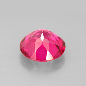Topaze mystique Orange framboise naturelle Coupe roude, 4.33 ct, VS