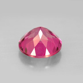 Topaze mystique rouge naturelle coupe roude, 4,67 ct, VS