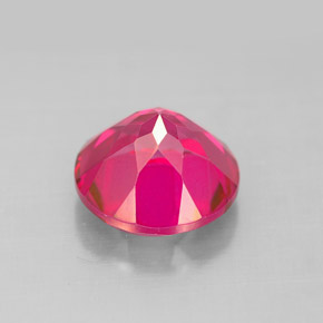 Topaze mystique rouge naturelle coupe roude, 4,73 ct, VS