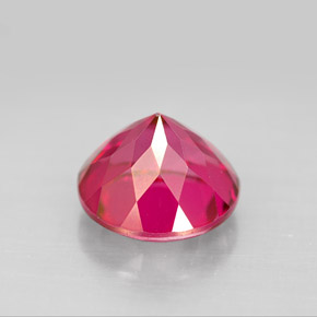 Topaze mystique rouge naturelle coupe roude, 4,90 ct, VS