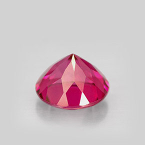 Topaze mystique rouge naturelle coupe roude, 4,50 ct, VS