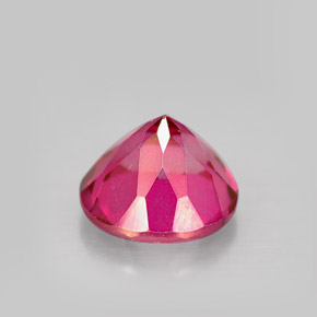 Topaze mystique rouge naturelle coupe roude, 4,76 ct, VS