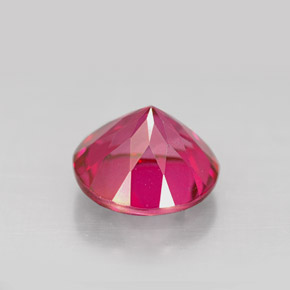 Topaze mystique rouge naturelle coupe roude, 4,81 ct, VS