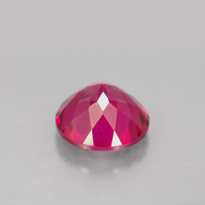 Topaze mystique rouge naturelle coupe roude, 4,50 ct, VS