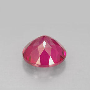 Topaze mystique rouge naturelle coupe roude, 4,60 ct, VS