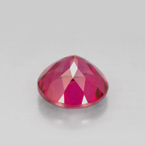 Topaze mystique rouge naturelle coupe roude, 4,72 ct, VS
