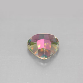 Topaze mystique multicolore naturelle trillion, 1,62 ct, VS
