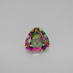Topaze mystique Partie Supérieure Arc-en-Ciel naturelle Trillion, 1.31 ct, VVS-VS