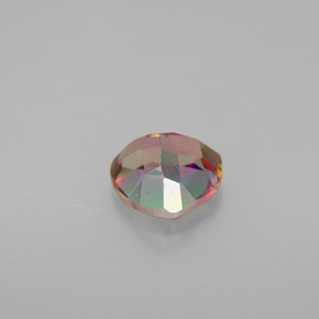 Topaze mystique multicolore naturelle trillion, 1,51 ct, VVS-VS