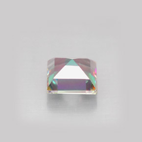 Topaze mystique multicolore naturelle carré, 2,18 ct, VS