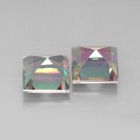 Achetez naturel ct multicolore topaze mystique gems, carré, en provenance brésil chez gemselect. en stock, livraison internationale!