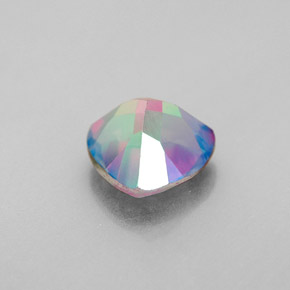 Topaze mystique multicolore naturelle trillion, 2,32 ct, VS