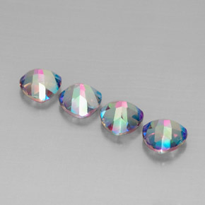 Achetez naturel ct multicolore topaze mystique gems, trillion, en provenance brésil chez gemselect. en stock, livraison internationale!