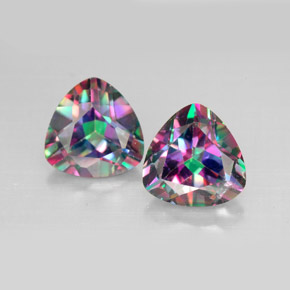 Achetez naturel ct multicolore topaze mystique gems, trillion, en provenance brésil chez gemselect. en stock, livraison internationale!