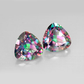 Achetez naturel ct multicolore topaze mystique gems, trillion, en provenance brésil chez gemselect. en stock, livraison internationale!