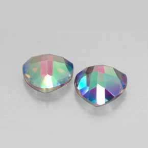 Achetez naturel ct multicolore topaze mystique gems, trillion, en provenance brésil chez gemselect. en stock, livraison internationale!