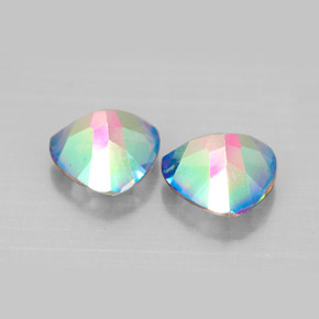 Achetez naturel ct multicolore topaze mystique gems, trillion, en provenance brésil chez gemselect. en stock, livraison internationale!
