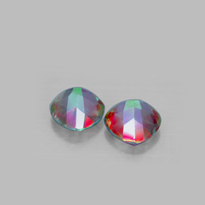 Achetez naturel ct multicolore topaze mystique gems, trillion, en provenance brésil chez gemselect. en stock, livraison internationale!