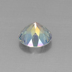 Topaze mystique multicolore naturelle coupe roude, 4,67 ct, VS
