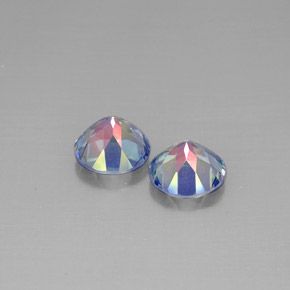 Achetez naturel ct Partie Supérieure Arc-en-Ciel Topaze mystique gems, Coupe roude, En provenance Brésil chez GemSelect. En stock, livraison internationale!
