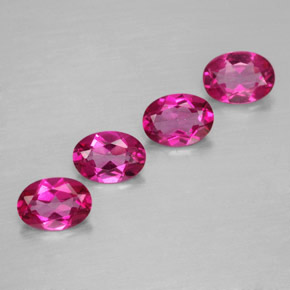 Achetez naturel ct rouge topaze mystique gems, coupe ovale, en provenance brésil chez gemselect. en stock, livraison internationale!