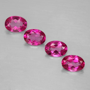 Achetez naturel ct rouge topaze mystique gems, coupe ovale, en provenance brésil chez gemselect. en stock, livraison internationale!