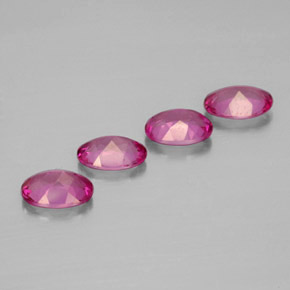 Achetez naturel ct rouge topaze mystique gems, coupe ovale, en provenance brésil chez gemselect. en stock, livraison internationale!