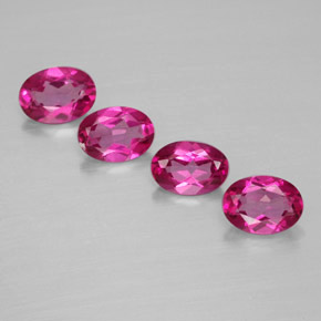 Achetez naturel ct rouge topaze mystique gems, coupe ovale, en provenance brésil chez gemselect. en stock, livraison internationale!