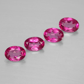 Achetez naturel ct rouge topaze mystique gems, coupe ovale, en provenance brésil chez gemselect. en stock, livraison internationale!