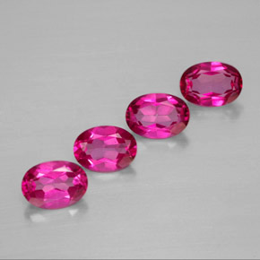 Achetez naturel ct rouge topaze mystique gems, coupe ovale, en provenance brésil chez gemselect. en stock, livraison internationale!
