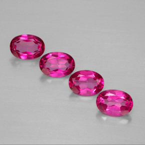Achetez naturel ct rouge topaze mystique gems, coupe ovale, en provenance brésil chez gemselect. en stock, livraison internationale!