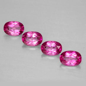 Achetez naturel ct rouge topaze mystique gems, coupe ovale, en provenance brésil chez gemselect. en stock, livraison internationale!
