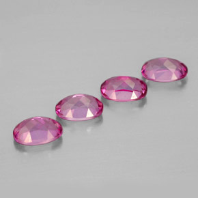 Achetez naturel ct rouge topaze mystique gems, coupe ovale, en provenance brésil chez gemselect. en stock, livraison internationale!