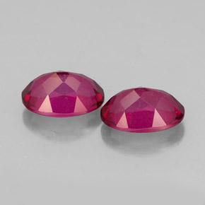 Achetez naturel ct rouge topaze mystique gems, coupe ovale, en provenance brésil chez gemselect. en stock, livraison internationale!